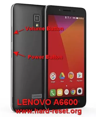 hard reset lenovo a6600 / a6600 plus