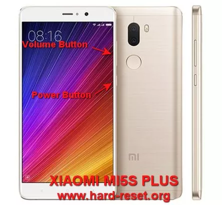 hard reset xiaomi mi5s plus