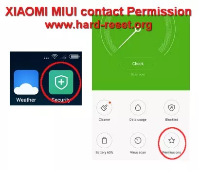 xiaomi miui show whatsapp contact sync with phonebook permission