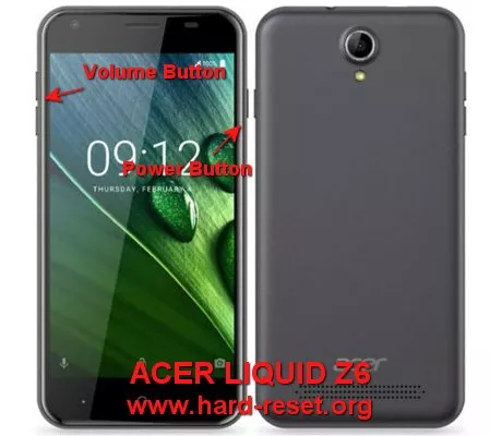 hard reset acer liquid z6