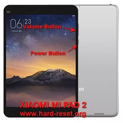 hard reset xiaomi mipad 2