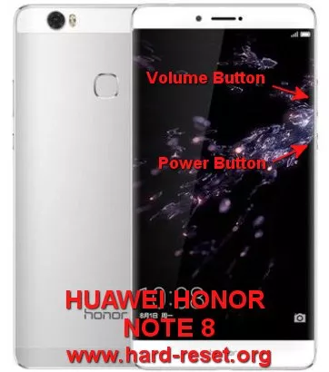 hard reset huawei honor note 8 / huawei honor V8 max