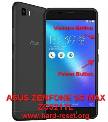 hard reset asus zenfone 3s max zc521tl