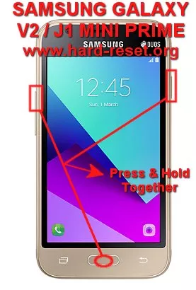 hard reset samsung galaxy v2 / samsung galaxy j1 mini prime