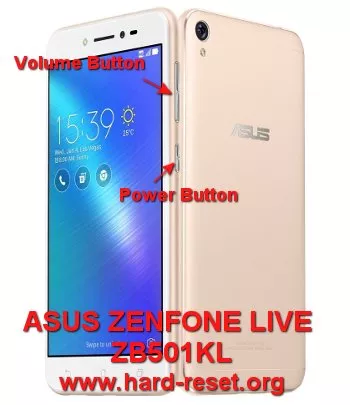 hard reset asus zenfone live zb501kl