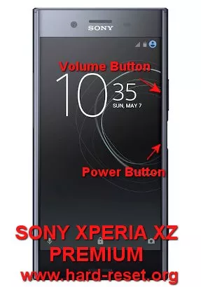 hard reset sony xperia xz premium