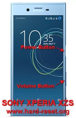 hard reset sony xperia xzs