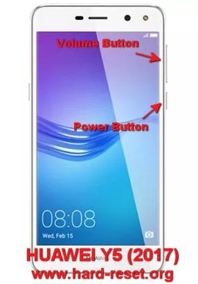 hard reset huawei y5 2017