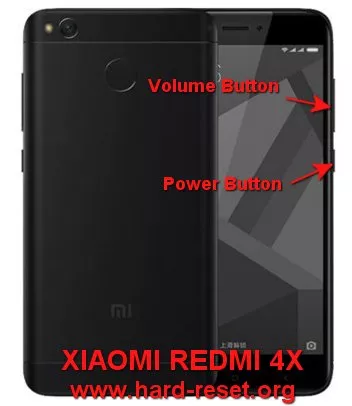 hard reset xiaomi redmi 4x