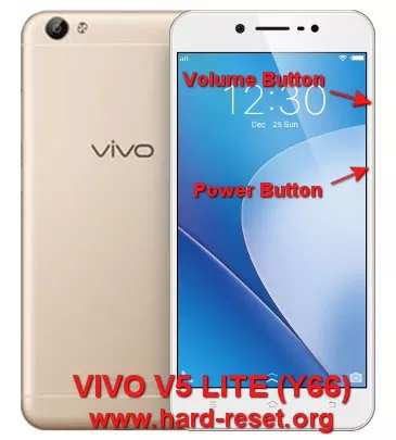 hard reset vivo v5lite