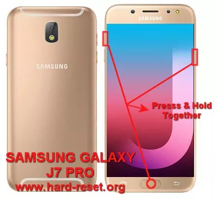 hard reset samsung galaxy j7 pro