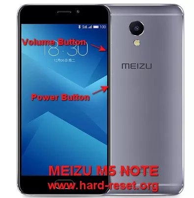 hard reset meizu m5 note