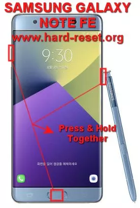 hard reset samsung galaxy note fe (n935s/n935k/n935l)