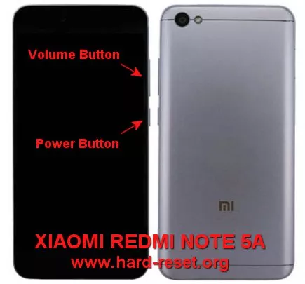 hard reset xiaomi redmi note 5a
