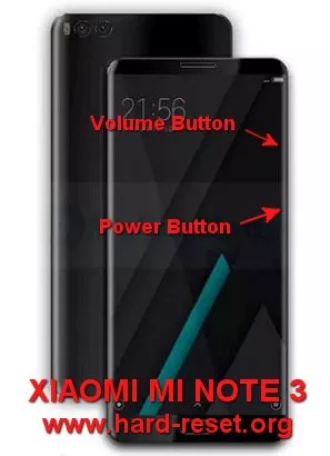 hard reset xiaomi mi note 3