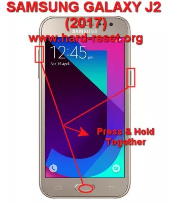 hard reset samsung galaxy j2 2017 / j200g