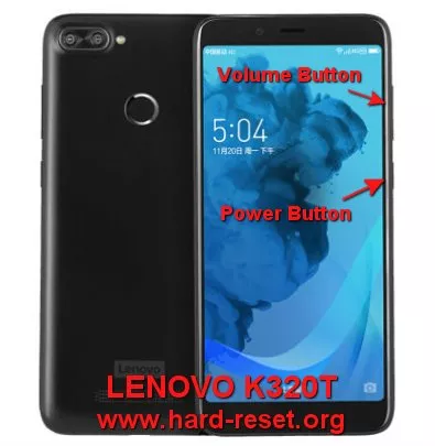 hard reset lenovo k320t