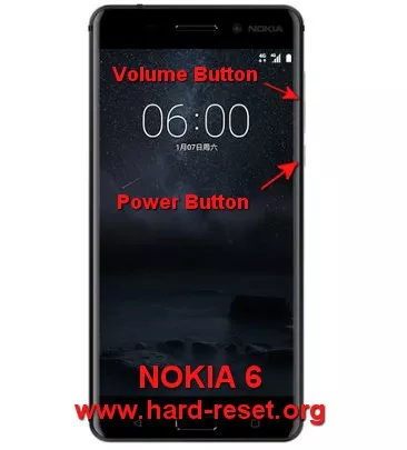 hard reset nokia6 ta1000