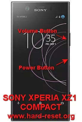 hard reset sony xperia xz1 compact G8441
