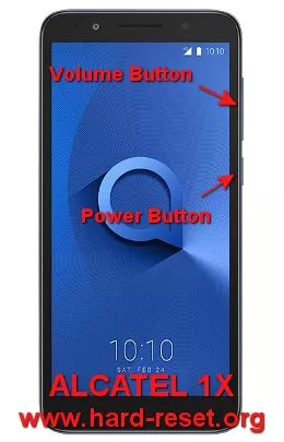 hard reset alcatel 1x android go