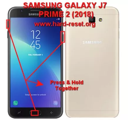 hard reset samsung galaxy j7 prime 2 (2018)