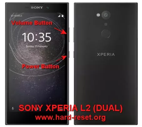 hard reset sony xperia l2