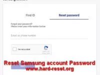 how to reset or restore samsung account forgot password