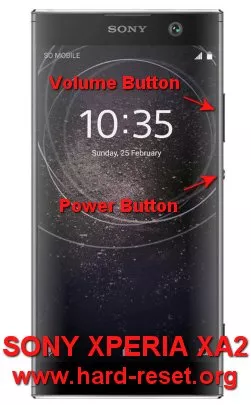 hard reset sony xperia xa2 (ultra)