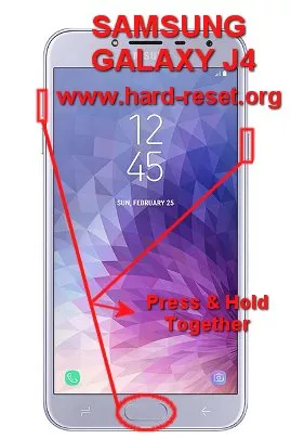 hard reset samsung galaxy j4 (j400f / j400g)
