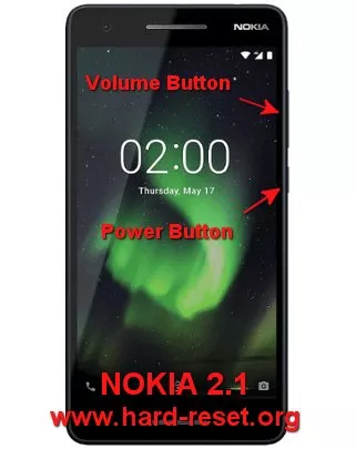 hard reset nokia 2.1 / android one