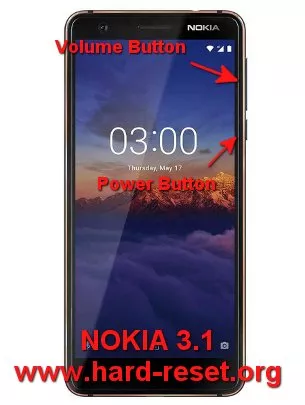 hard reset nokia 3.1 android one