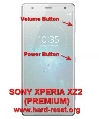 hard reset sony xperia xz2 premium