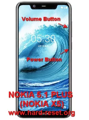 hard reset nokia 5.1 plus / nokia x5 (android one)