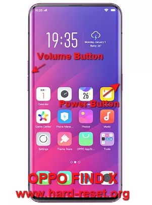 hard reset oppo find x