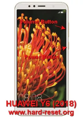 hard reset huawei y6 2018