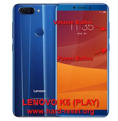 hard reset lenovo k5 / lenovo k5 play