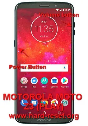 hard reset motorola moto z3 / moto z3 play