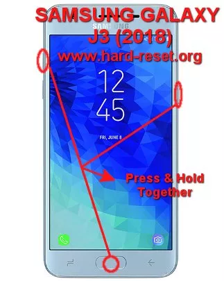 hard reset samsung galaxy j3 2018 / galaxy j3 star / galaxy prime 3