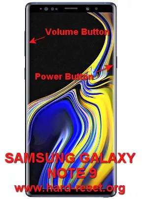 hard reset samsung galaxy note9