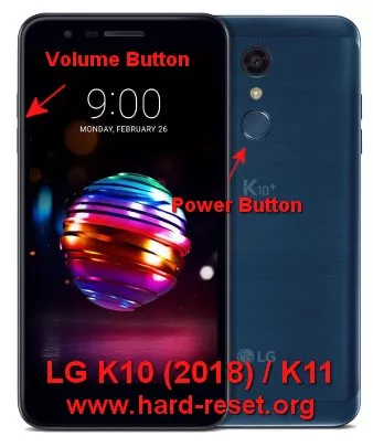 hard reset lg k10 (2018) / lg k11