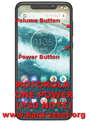 hard reset motorola one power / motorola p30 note