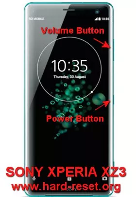 hard reset sony xperia xz3
