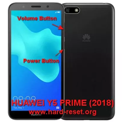 hard reset huawei y5 prime 2018