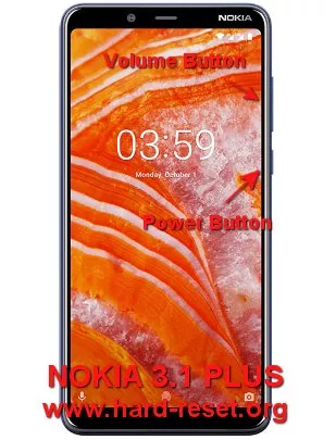 hard reset nokia 3.1 plus (android one)