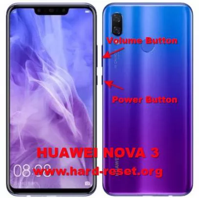 hard reset huawei nova 3
