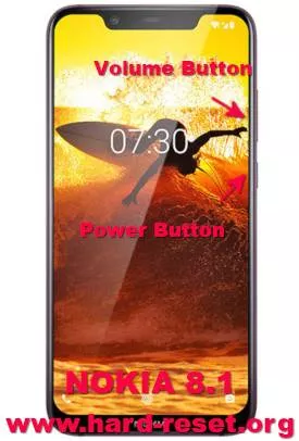 hard reset nokia 8.1