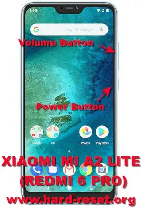 hard reset xiaomi mi a2 lite / redmi 6 pro