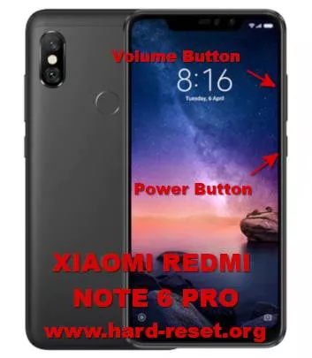 hard reset xiaomi redmi note 6 pro