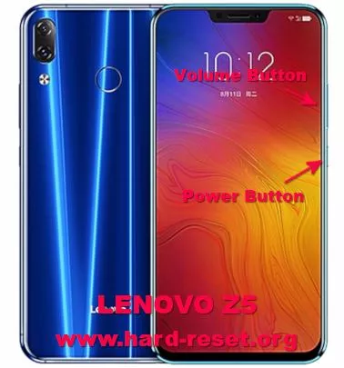 hard reset lenovo z5