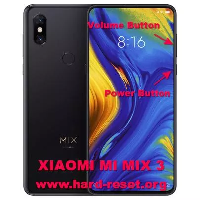 hard reset xiaomi mi mix 3